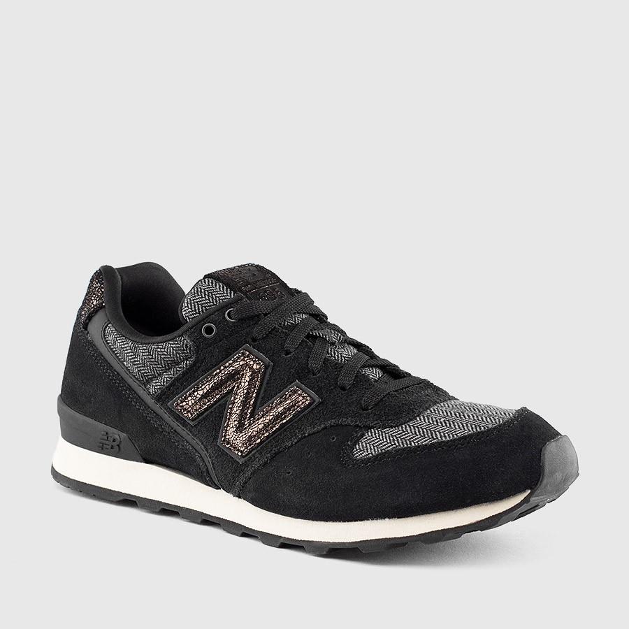 new balance 696 suede kvinner svarte sko Fashion Toronto q235m